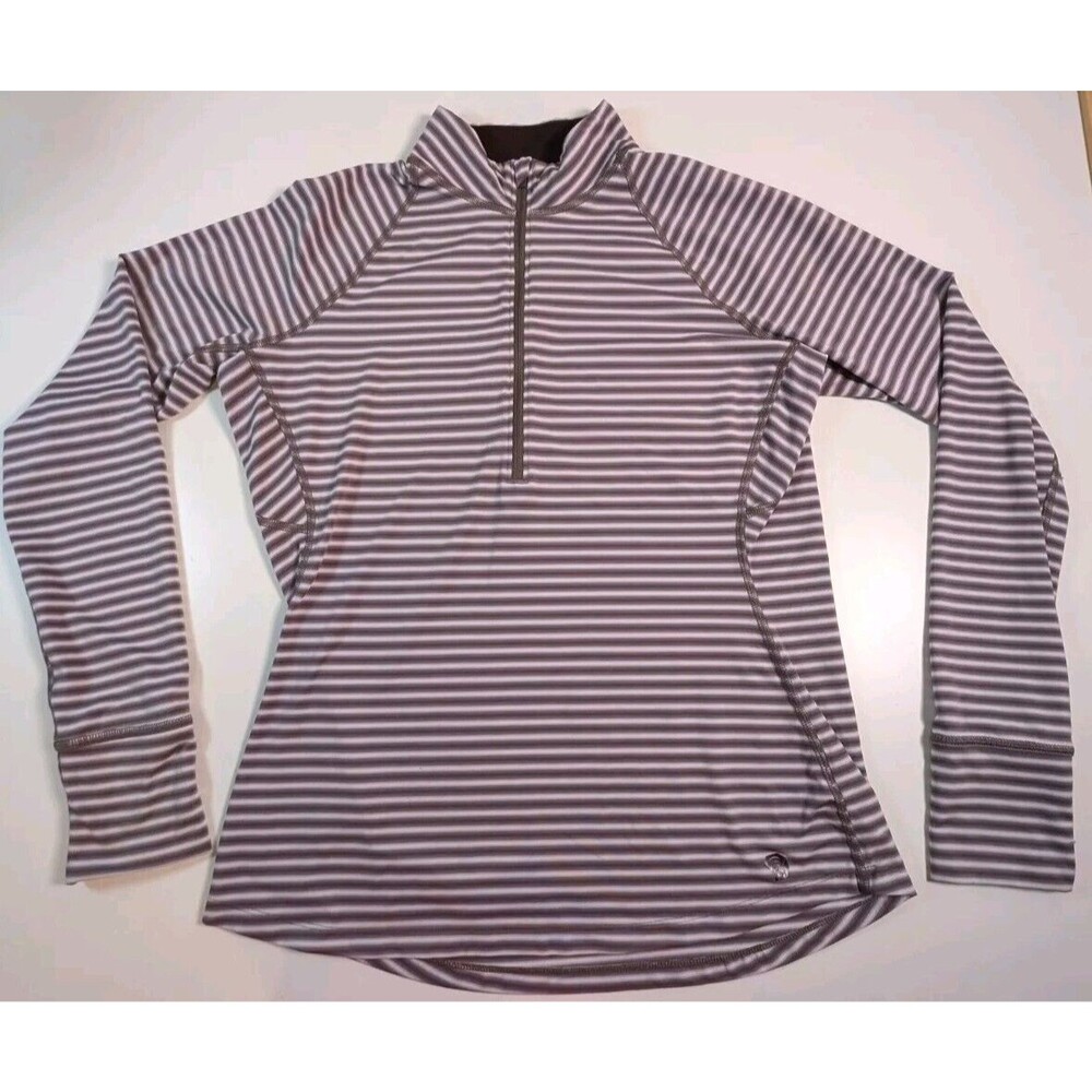Mountain Hard Wear Jumper Womans Medium Fleece Warm Logo Outdoor Hiking Size L